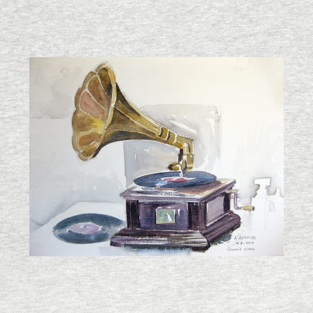 Old Gramophone by karincharlotte